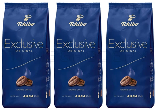 3 TCHIBO EXCLUSIVE Original Ground Coffee 500g 17oz