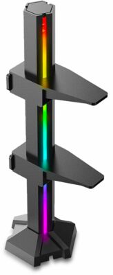 Gelid Solutions Stabilo Black VGA Card Support, Dual GPU Support, 9 ARGB's Sync
