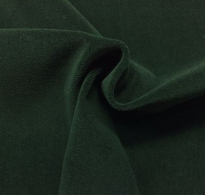 BEACON HILL WOOL VELVET FOREST GREEN 100% WOOL UPHOLSTERY FABRIC 1.6 YARDS 55''W
