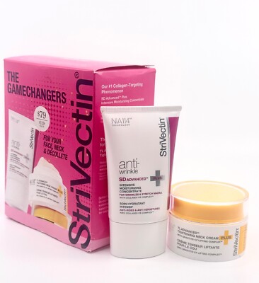 StriVectin SD Intensive Moisturizing Concentrate+Neck Cream Gamechangers Set NEW