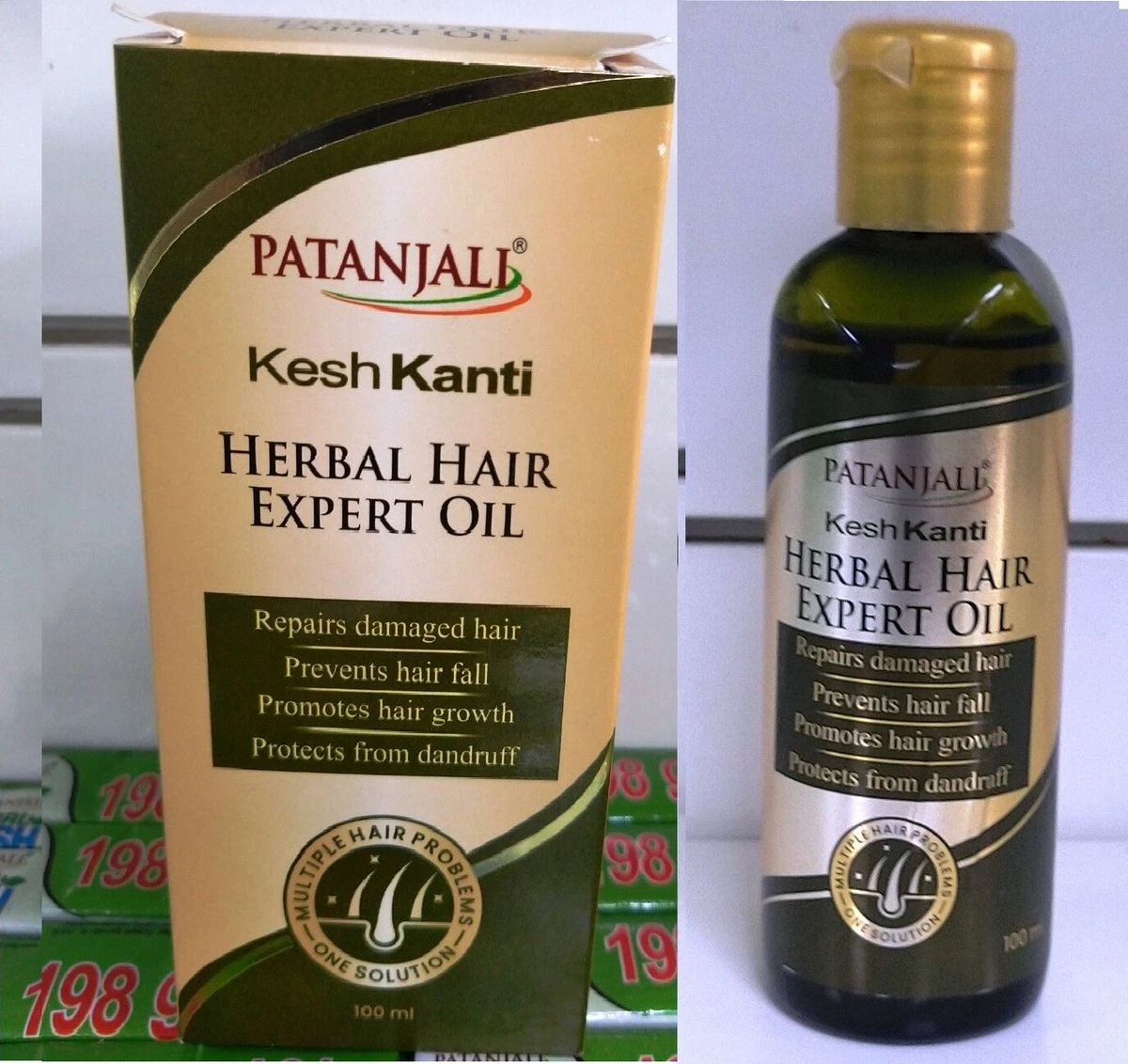Patanjali Kesh Kanti Herbal Hair Oil Expert Oil Prevent Hair Loss 100 ML