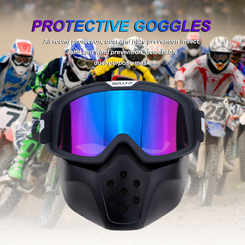 Winter Snow Sports Goggles Ski Snowboard Snowmobile Modular Face