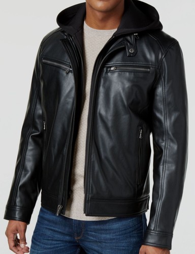 $250 Michael Kors Men's Black Faux 