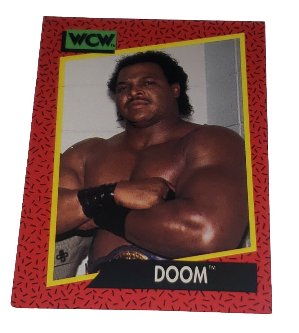 rare wcw cards Wrestling WCW rare uncut cards sheet 1995 main image 0