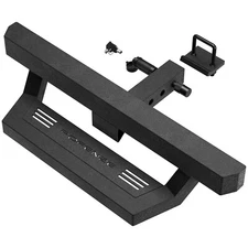 POFENZE Hitch Step for Vehicles with 2" Towing Receiver Protect Rear Bumper Bar