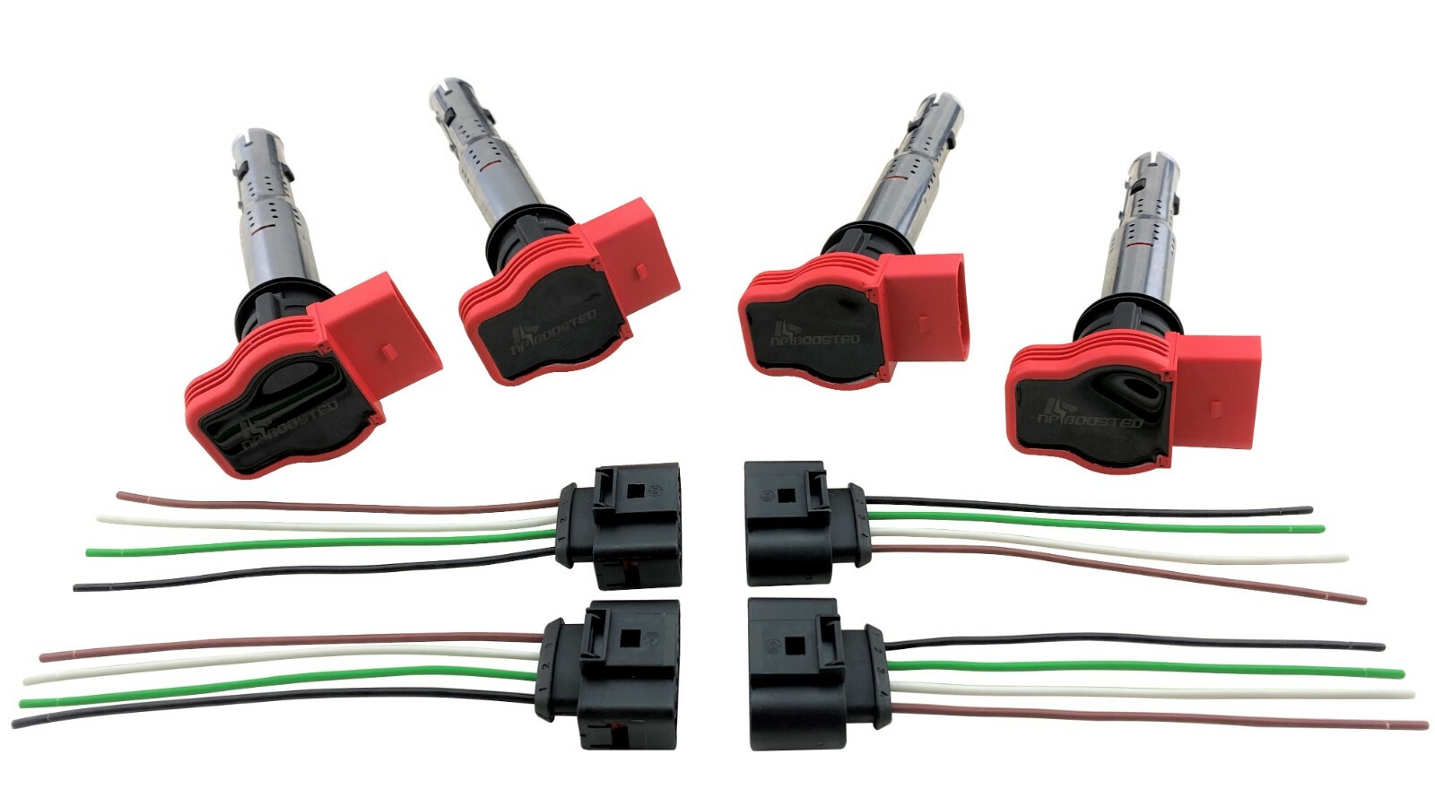4 PACK IGNITION COIL SET for AUDI R8 RS4 RS5 TT A4 VW GOLF JETTA GTI 2