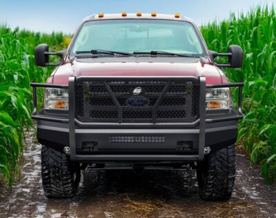 New Ranch Style Smooth Front Bumper 99 -07 Ford F250 F350 Super Duty Excursion