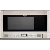 Sharp R-1214 1-1/2-cubic Feet 1100-watt Over-the-counter Microwave Stainless Sharp R-1214 1-1/2-cubic Feet 1100-watt Over-the-counter Microwave Stainless
