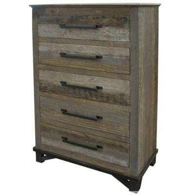 Crafters and Weavers Greenview Loft 5 Drawer Chest / Highboy Dresser