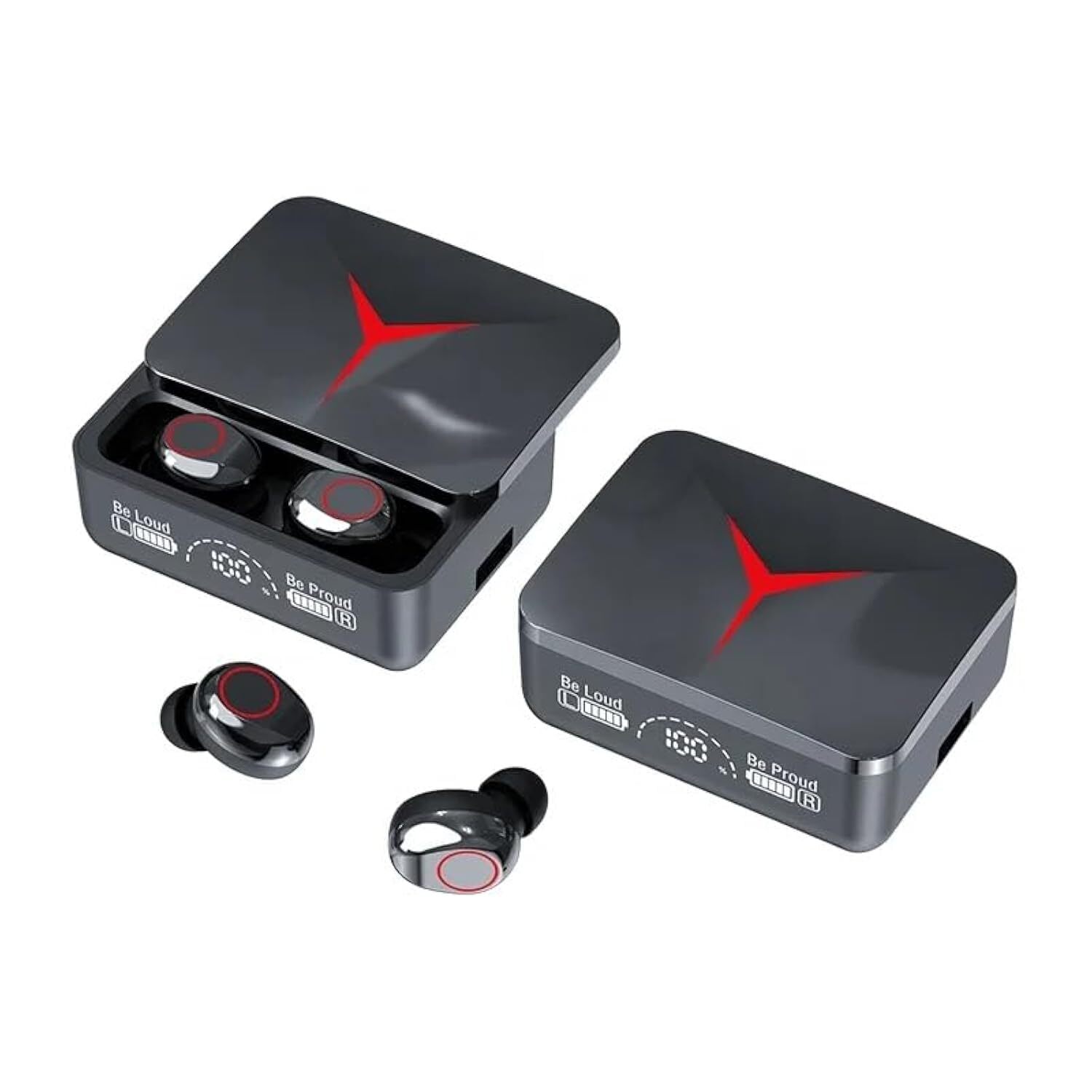 VIVIDUS Wireless Earbuds with Noise Canceling Mic Bluetooth 5.3 Waterproof To...