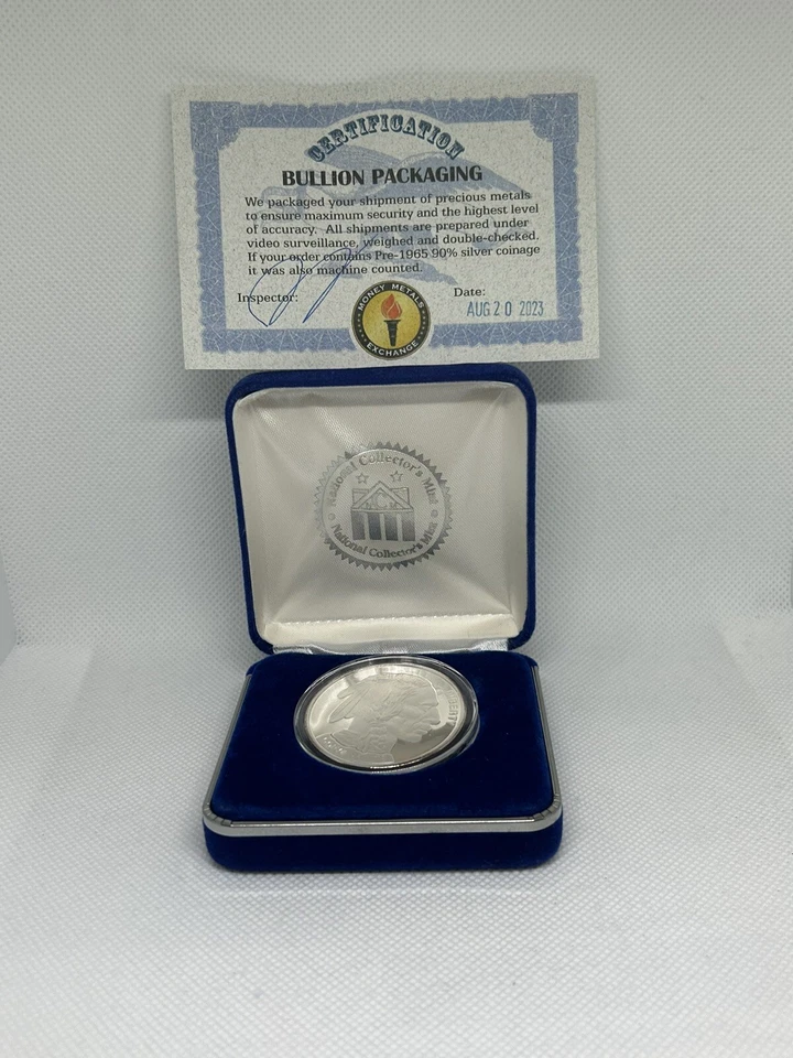 2002 Buffalo Silver Coin National Collectors Mint 🇺🇸💯✨ - Image 2 of 4