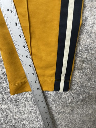 Scotch & Soda Maison Boys Edition Mid Rise Pants Elastic Waist Small Yellow - Picture 4 of 9