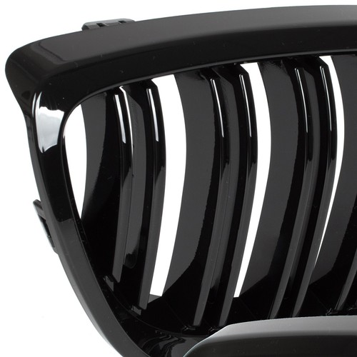 ANTERIORE GRIGLIE MASCHERINA (RENE) BLACK GLOSSY DOUBLE BAR PER BMW 3 E92 E93 - Afbeelding 5 van 16