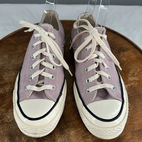 Converse Shoes Wm 7.5 Pale Purple Lace Up Low Chuck Taylor Sneakers All Star - Picture 3 of 14