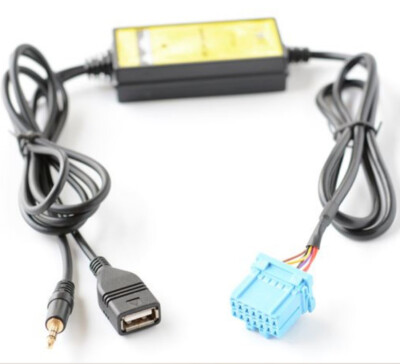 Car AUX USB Adapter CD Changer Cable For Honda 2.3 Accord Civic CRV Odyssey 