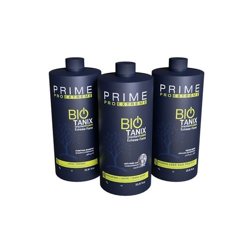 BIO TANIX PRIME PRO EXTREME Queratina Brasileira Kit 3 X 1L sem FORMOL.