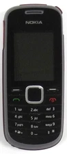 Nokia 1661 - Gray and Red ( T-Mobile ) Cellular Candybar Phone