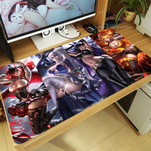 Anime RWBY Mouse Pad Mat Large Keyboard Mice Mat Desk Pad Game Playmat 70x40cm - Picture 1 of 4
