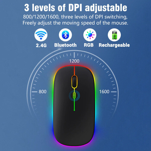 Backlight Bluetooth Keyboard Mouse Windows For keyboard - Picture 6 of 41