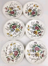 Vintage (6) Copeland Spode Gainsborough Bread Plates  6-5/8" More Recent Marks