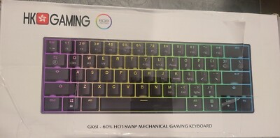 Hk Gaming Keyboard Gk61 Keyboard Brown Switches HK Gaming GK61