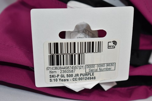 Kids' Ski Gloves 500 - Purple WEDZE | Decathlon Size: 10 Year Old's - Picture 7 of 7