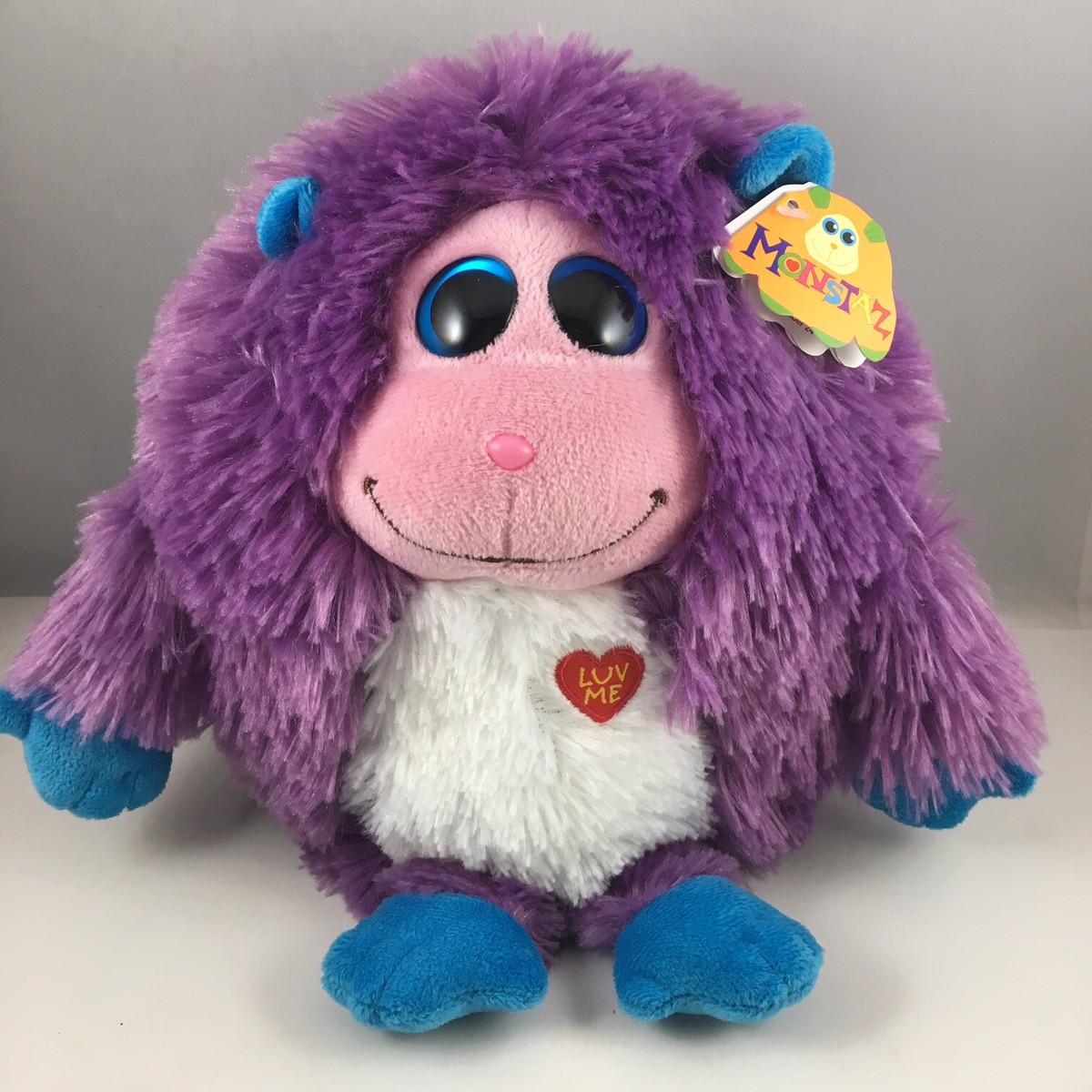TY Monstaz - ZELDA the Purple Monster (Medium Size - 8 inch) MINT