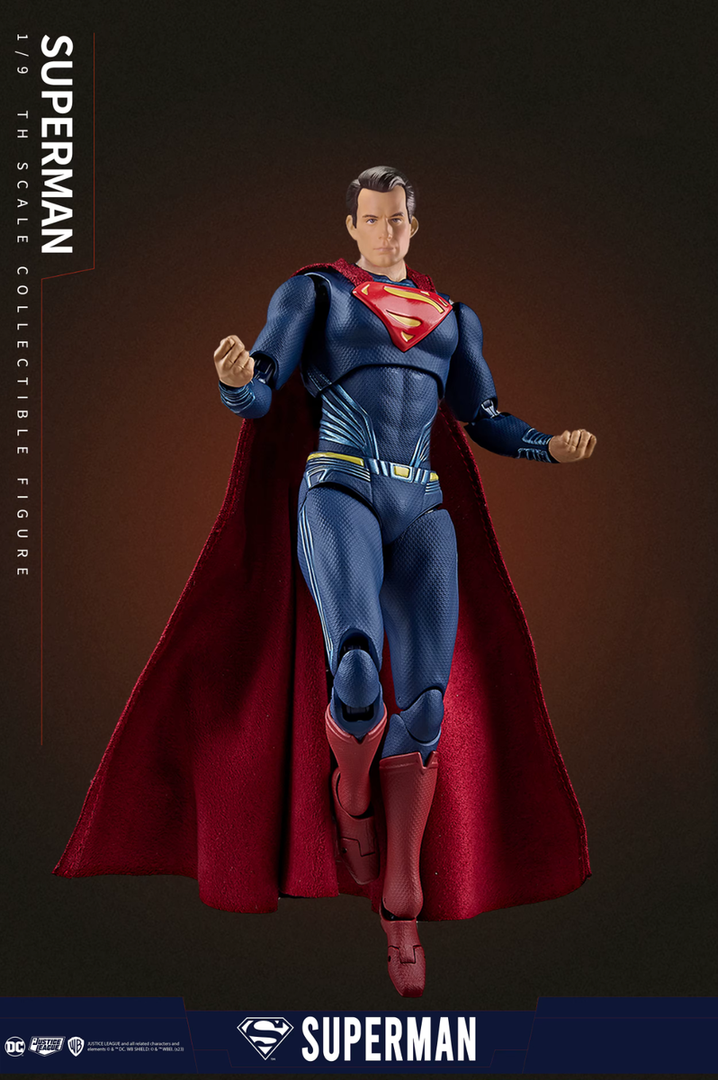 DC Justice League Superman Action Figure in Black Suit Mattel #B4423