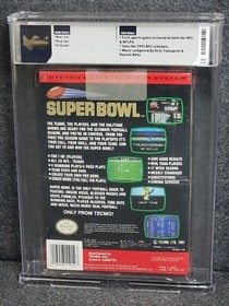 NES Nintendo TECMO SUPER BOWL Wata 9.4 A+ NEW Factory Sealed NFL Football RARE