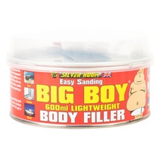 Big Boy Easy Sanding Lightweight Body Filler Hardener Car Home Boat Metal 600ml