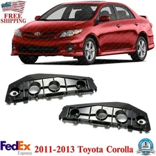 Front Bumper Brackets Support Left&Right Side Plastic For 2011-13 Toyota Corolla