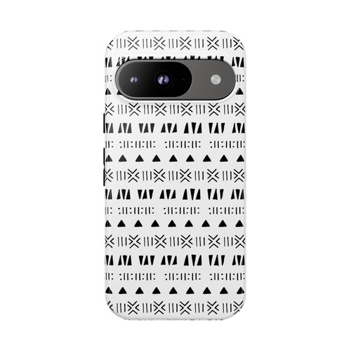 Black and White Southwestern Aztec Pattern Google Pixel Tough Cases - 第 8/131 張圖片