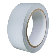 Silver/White Engineer Grade Retro Reflective Pinstripe Tape: 1 in. x 30 ft.