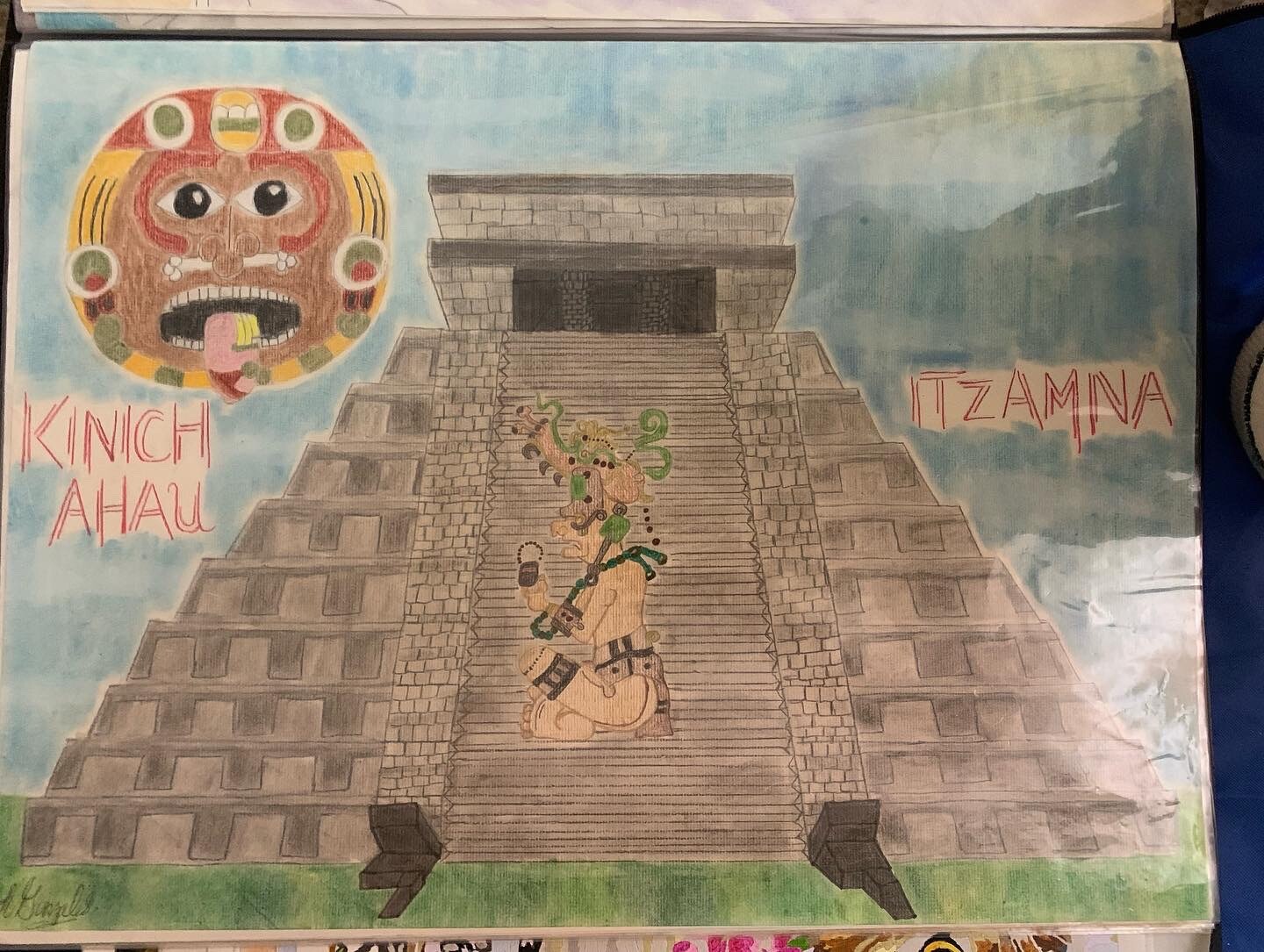 Vibrant wall art drawings and paintings for home decor-image