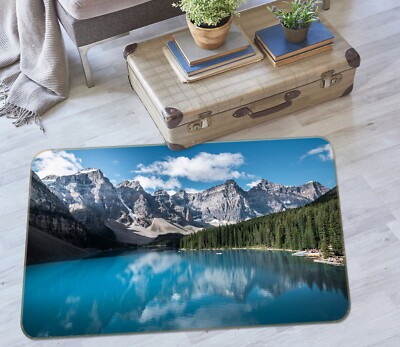 3D Wald See M12831 Spiel Teppich Mat Elegant Foto Teppich Romy