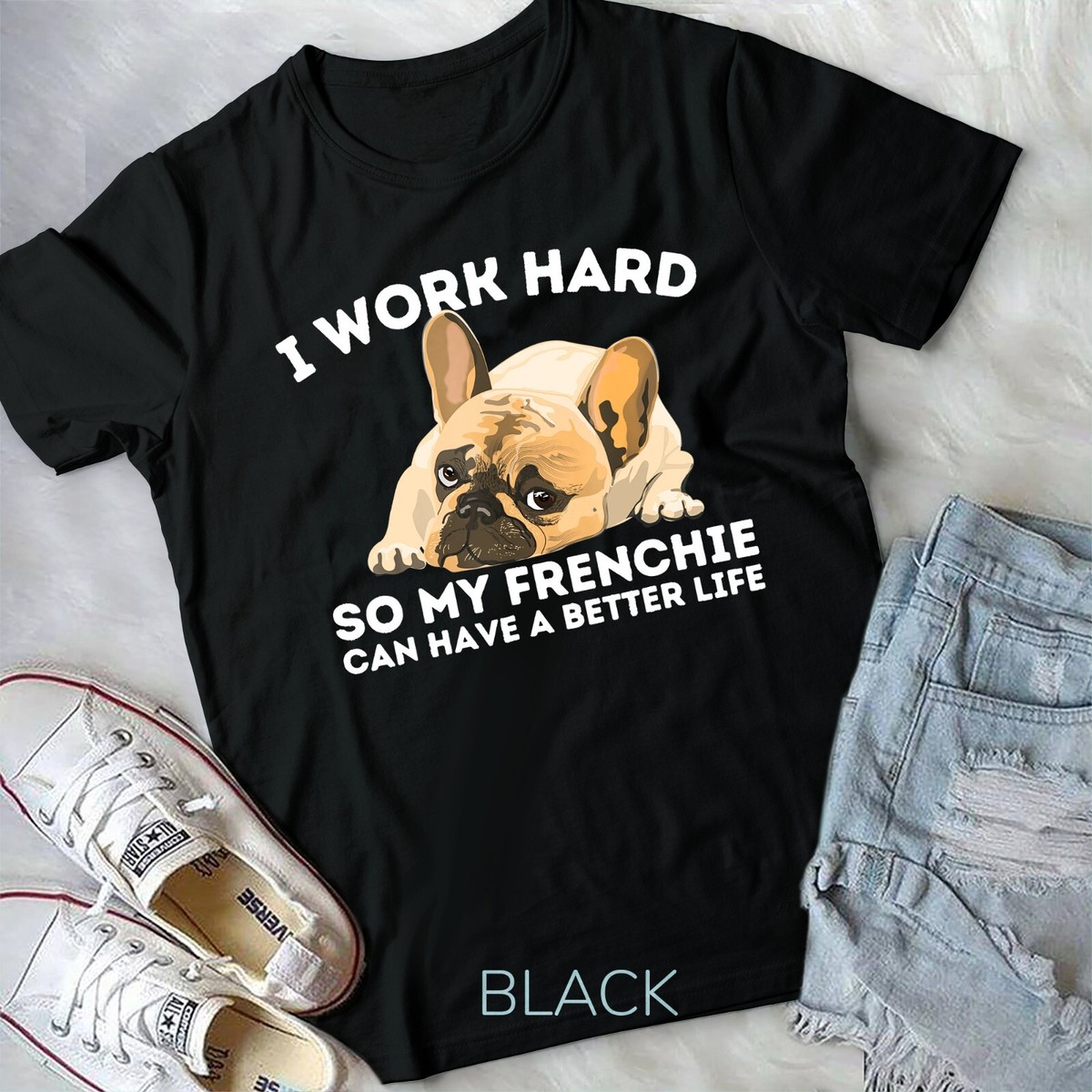 I Work Hard Sweatshirt - Pug I Work Hard Sweatshirt - Pug
