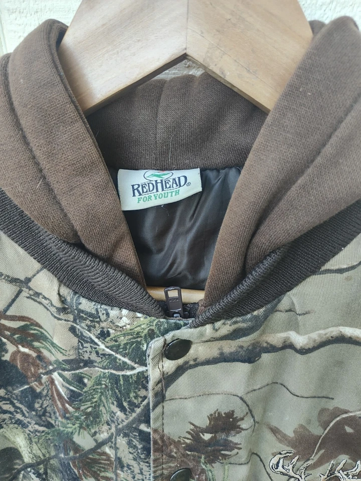 Red Head Camo Jacket Bone Dry Kanati  True Timber Hunting Youth Large Thermolite - Image 2 of 4