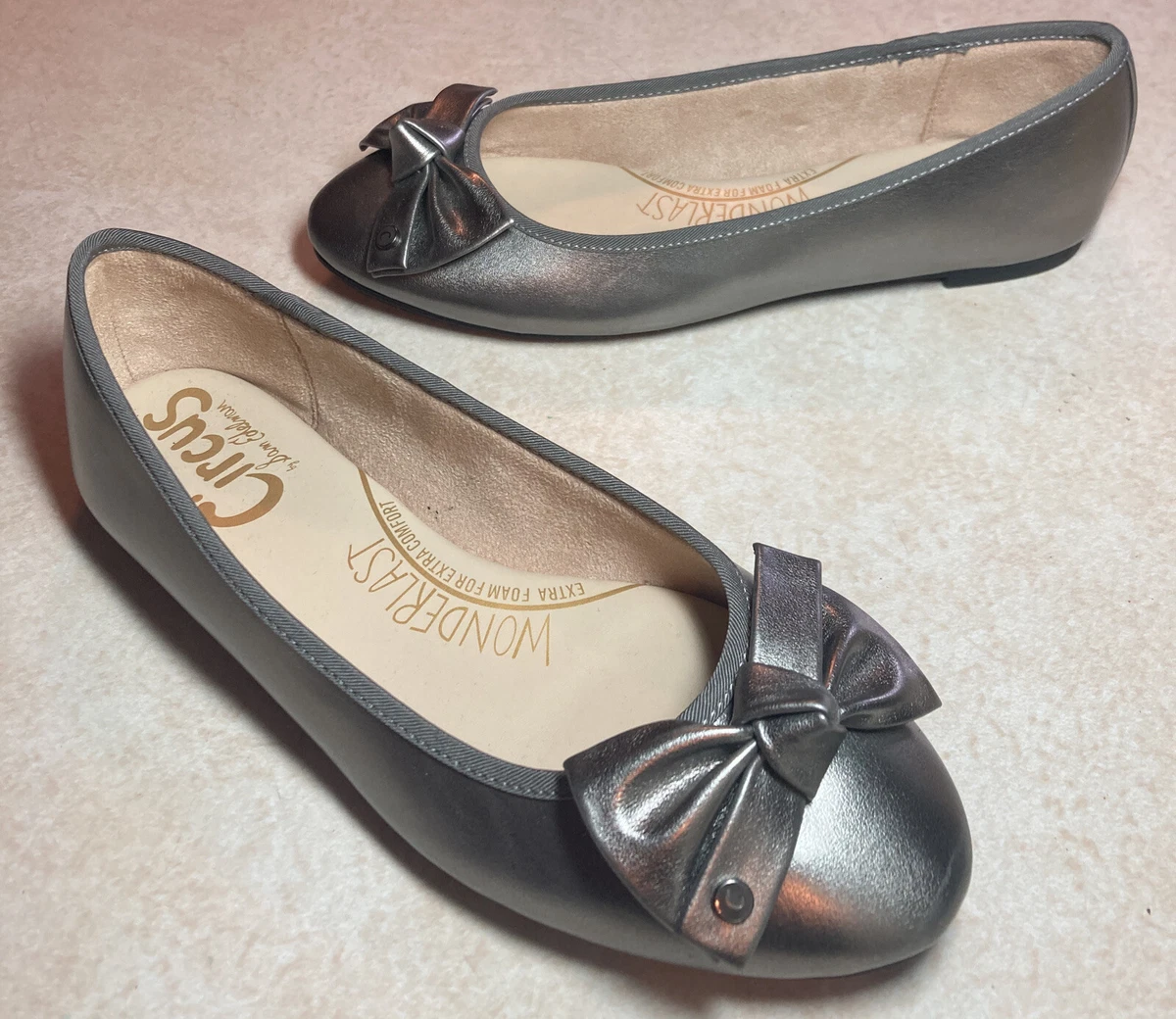 Circus By Sam Edelman Connie Flats Shoes Women s Size 7.5 M Pewter