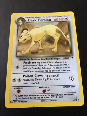 Pokémon- Dark Persian - Legendary Collection - Holo - ENG - 6/110