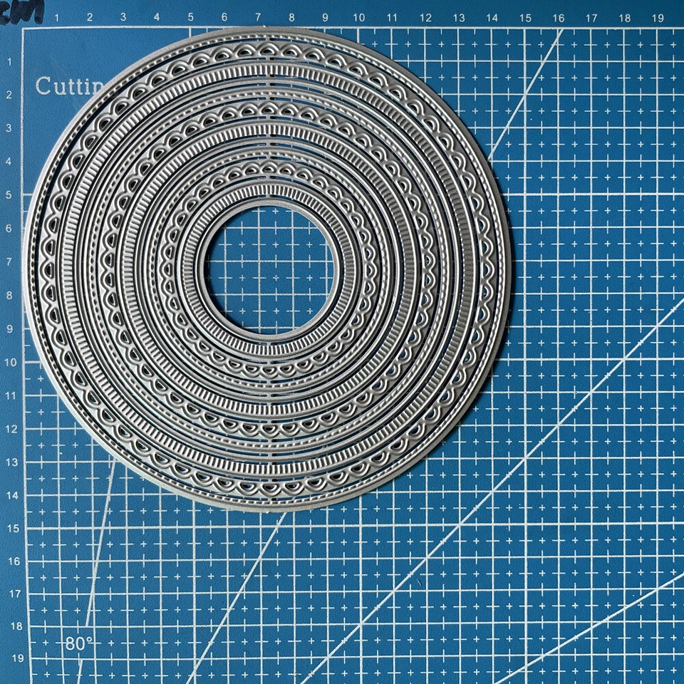 Nesting Circles Metal Cutting Dies Scrapbooking Paper Card Embossing Stencils  - Image 2 of 3
