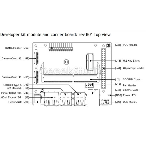 Clear Acrylic Case with Cooling Fan & FR Mode button for Jetson Nano B01 Version - Picture 8 of 12
