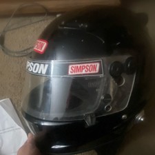 Simpson Racing Helmet W/ Skirt & Visor
