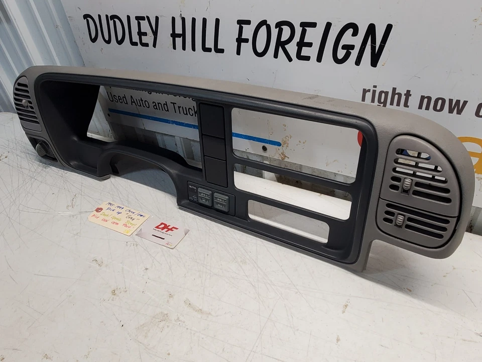 95-99 CHEVY GMC SILVERADO C/K Bisel Cuadro de instrumentos Medidor Speedo ¡¡GRIS!!! Foto 2 de 4