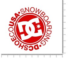 Dc Snowboarding Usa Outdoor Die Cut Sticker Decal 5.8 X 5.8 Dc Snowboarding Usa Outdoor Die Cut Sticker Decal 5.8 X 5.8