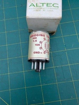 Altec 15335A Audio Bridging Transformer Gold | Unbalanced to