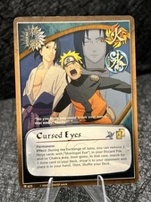 Cursed Eyes M623 Naruto CCG Super Rare GOLD FOIL