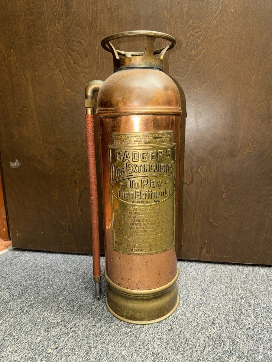 Badger Fire Extinguisher In Collectible Firefighting & Rescue
