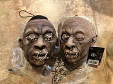 Ghoulish Productions Shrunken Head Props x 2  (6"Tall)