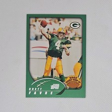 Topps 2002 Weekly Wrap Up Brett Favre #302 Green Bay Packers NFL Football Card