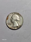 1964  Circulated Silver Washington Quarter (K127)